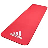 adidas Fitness Mat-10mm-Red Unisex-Adult, Rouge