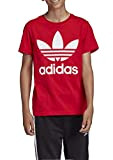 adidas Trefoil Tee T-Shirt Enfant Scarlet/White FR: XL (Taille Fabricant: 1314)