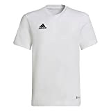 adidas Unisex Kids T-Shirt (Short Sleeve) Ent22 Tee Y, White, HC0447, 152 EU
