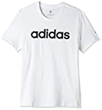 adidas W Lin T T-Shirt (Short Sleeve) Womens, White/Black, L