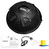 Amazon Brand - Umi Balance Ball Trainer avec Pompe à Pied, Yoga Half Ball Balance Board pour Gymnastique Balance Balance ...