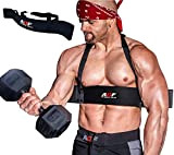 AQF Musculation Arm Blaster Biceps, Renforcement Musculaire Barre Curl Triceps, Musculation Barre Curl Isolator Fitness Bombers pour Poids Musculation, Halteres ...