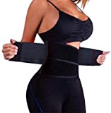 Boolavard Waist Trainer Belt for Women - Waist Cincher Trimmer - Slimming Body Shaper Belt - Sport Girdle Belt (Noir, ...