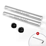 BRANK SPORTS® Kit de lestage pour Corde à Sauter Brank Rope | 2 Poids de 60g chacun, 2 écrous et ...