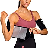 Brassards de Sudation pour femme gaine bras amincissant minceur manchon de compression bande bras pour sport fiteness