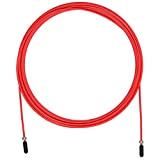 Câble de Rechange pour Corde à Sauter de Crosstraining, Fitness et Boxe par VELITES | PVC Rouge, diamètre 2,5 mm Acier ...