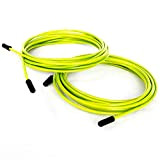 Câbles Bleus de Rechange Corde à Sauter Crossfit | Epaisseur 2,5mm - Longueur 3m50 | Pack de 2 câbles en ...