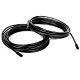 Câbles Noirs de Rechange Corde à Sauter Crossfit | Epaisseur 3mm - Longueur 3m50 | Pack de 2 câbles en ...