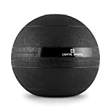 CAPITAL SPORTS Groundcracker Slamball - Balle lestée en Caoutchouc pour Exercices Fitness, Cross-Training, Musculation (Pas de Rebond, Lest à Base ...