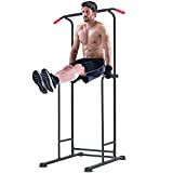 Chaise Romaine Musculation Power Tower Ajustable Dips Traction Barre de Traction sur Pied Dips Station Traction Tower de Musculation pour ...