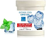 Cryo Intense Cool Gel. Gel à effet rafraîchissant pour détendre le corps par le massage. Gel sportif froid intense - ...