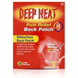 Deep Heat Well Extra Large Patch for Back Pain Pads - Pack of 2