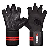 DMoose Fitness Gants d'entraînement pour homme avec bande de poignet, gants de sport, gants de gym pour la musculation, le ...