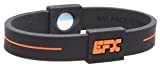 EFX Bracelet de Sport en Silicone 20 cm (Noir/Orange)