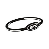 EFX Bracelet Silicone Ovale, Noir/Blanc, 20,3 cm