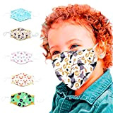 eiuEQIU Lot de 5 protège-dents en coton pour enfant et garçon, fermeture éclair universelle pour visage de Kinde Face Shield ...