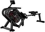 FMOPQ Rowing Machines Water Rower Machine Exercise Equipment Fitness Rowing Machine with Large LCD Display Cardio Machines for Home Gym ...