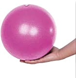 Fresion Balle de Gymnastique, Yoga, Pilates, Petite Balle d'exercice, 25 cm d'épaisseur, Anti-éclatement avec Pompe à Balle, Balle Souple