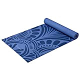 Gaiam Tapis de yoga unisexe 05–64063 5 mm Imprimé Mantra Bleu classique 5 mm