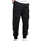 Générique Homme Pantalon Cargo en Coton avec Poches | Longues Regular Fit Cargo Pantalon en Coton Pantalon Travail Pantalon De ...