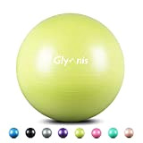 Glymnis Ballon de Fitness Ballon de Gymnastique 55cm 65cm 75cm Balle d’Exercice Antidérapant Maximale jusqu'à 300 kg pour Pilates Yoga ...