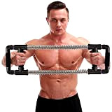 GOFITNESS Barre de Musculation Super Push Down à Ressorts | Extenseur de Poitrine | Muscler : pectoraux, bras, dos et abdos ...