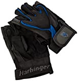 Harbinger Training Grip Gants d'entraînement à grip pour homme Homme, Noir - Bleu (Schwarz - Blau), xx-large