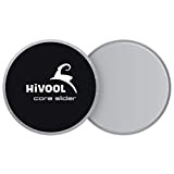 Hivool Exercise Disques Glisseur, 2 Double Face Core Silders pour Abdominaux & des Bras & Jambes, Gliding Discs de Glissement ...
