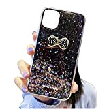 HOOl Brillant Coque pour iPhone 14 Pro,Silicone Glitter Sparkle Étoile Bling Transparent Cover Gel Soft Etui Flexible Case pour Fille ...