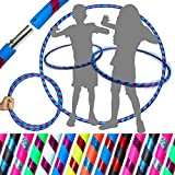 Hula Hoops pour Enfants - (Ultra-Grip/Glitter) Glitter Kids Travel Hula Hoops - De Hula Hoop Pliable pour Enfants. Idéal pour ...