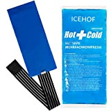 ICEHOF - Coussinet de refroidissement avec housse en non-tissé - Doux, longue durée de refroidissement - Gel de refroidissement - ...