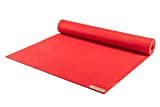 JadeYoga - Harmony Yoga Mat (3/16 Thick x 24 Wide) (Fire Engine Red, 68)