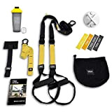Kit d'entraînement par suspension TRX All-in-One - votre salle de sport à domicile - ultra polyvalent/tout-en-un - accès à l'application ...