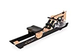 Koufit Hydro Rower Water Rowing Machine, Oak Wood White-Black, Water Rowing Training with Water Rowing Machine, Resistance 18 litres
