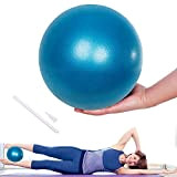 Lanjue Ballon Pilate de Gymnastique, 25cm Yoga Ball Anti-Slip Anti-éclatement, Balles d'Exercices Fitness pour Entraînement Abdominal et des Épaules, Équilibre, ...