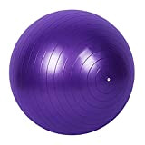 Liujiami Balle de Gymnastique Gym Ballon Grossesse Fitness Yoga Ball Anti-éclatement Pilates Chaise de Bureau avec Pompe 45cm 55cm 65cm ...