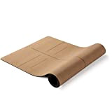 Lotuscrafts Tapis de Yoga Cork - Surface AntidÈrapante Sweat Proof - MatÈriaux Recyclables ‡ 100% - Tapis Yoga en LiËge ...