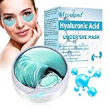 Masque Yeux, Masque Yeux Collagène, Eye Mask, Collagen Eye Mask, Masque hydratant pour les yeux à l'acide hyaluronique, Anti-âge, Réduit ...