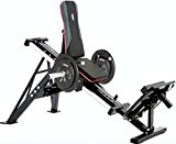MiM USA Progym Presse à jambes et Hack Squat Home Gym Machine Design innovant Robuste Assemblage facile