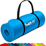 Movit® Tapis de Gymnastique 183cm x 60cm x 1,0cm, Couleur au Choix