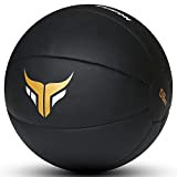 Mytra Fusion Pas de rebond medecine ball 8kg, 10kg, 12kg Cuir véritable Exercice de fitness Poids Musculation Haltérophilie Perte de ...