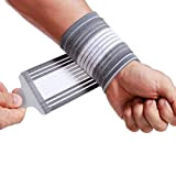 NEOtech Care Protège-poignet de marque Ultra léger, élastique et respirant - Compression AJUSTABLE - Bracelet pour tennis, golf, gym, sport ...