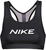 Nike Swoosh Soutien-Gorge de Sport, Negro/Blanco, XS Femme