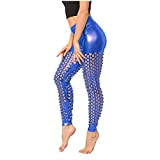 Nouveau 2023 Slim Glitter Glitter Tenue de Vacances Leggings de Yoga Décontracté Jambe Pantalon de Yoga à Paillettes Brillant Pantalon ...