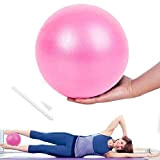 Pilates Ballon de Gymnastique, Yoga Ball Anti-Slip Anti-éclatement Fitness Balles Yoga Ball Équilibre Sport Balle pour 25cm Entraînement Abdominal et ...
