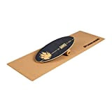 Planche d'intérieur ALLROUNDER Set Balance Board Surfboard Balanceboard (Black, 100 mm x 33 cm (Ø x L))
