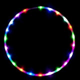 POHOVE Hula Hoops Hula Hoops LED à changement de couleur, plusieurs cerceaux lumineux pour adultes et enfants, cerceau de danse ...