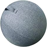 POIUYT Swiss Ball Grossesse Couvertur 55CM / 21.65IN Chaise Ballon Bureau avec poignée pour la stabilité et la Forme Physique ...