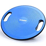 POWRX- Balance Board Parfait pour Les Exercices de proprioception générale, de physiothérapie et de Fitness - Diamètre: 40 cm (Bleu ...