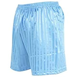 Precision Striped Continental Football Shorts Adult -Sky-DS